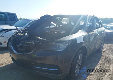 2014 Acura Mdx Technology Package из США, поврежденный, VIN 5FRYD4H41EB050273